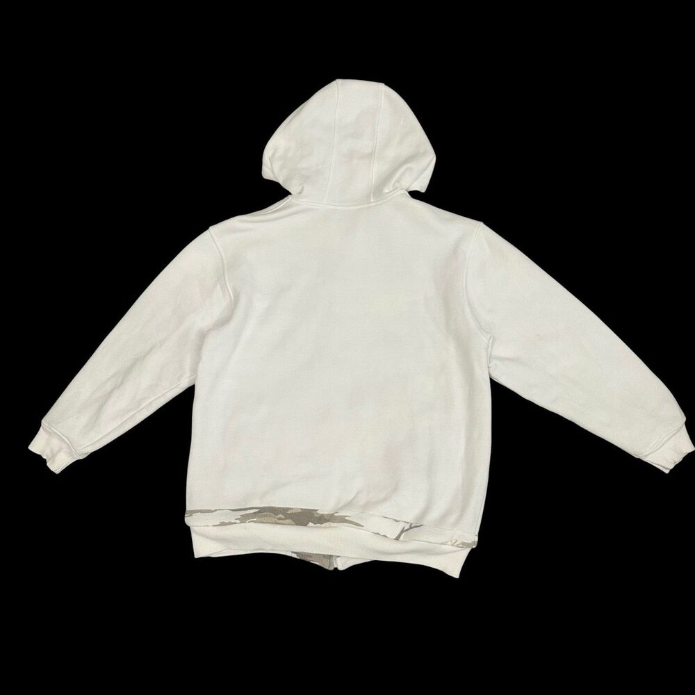 Vintage G-Unit Hoodie Mens L Heavy Weight Reversible White Camouflage Y2K - Picture 10 of 16